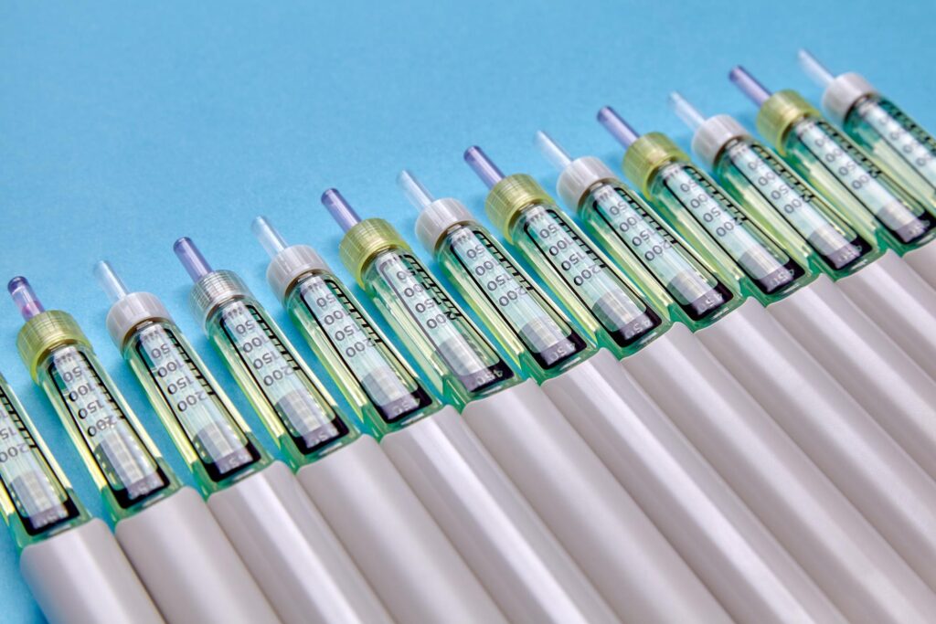 GLP-1 injection for Semaglutide and Tirzepatide weight loss treatments